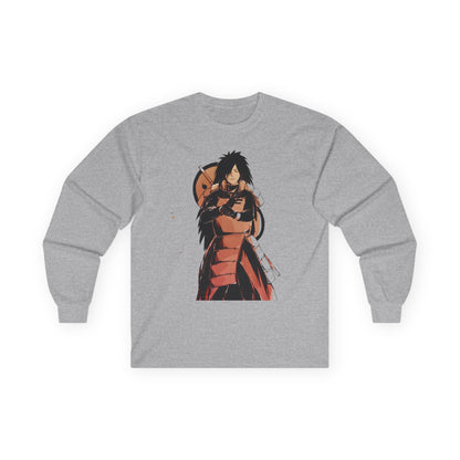 Anime-Inspired Unisex Long Sleeve Tee, Graphic Tee, Casual Wear, Gift for Anime Fans, Stylish Top, Unique Outfit