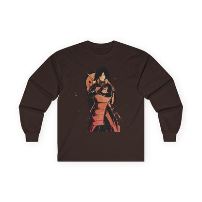Anime-Inspired Unisex Long Sleeve Tee, Graphic Tee, Casual Wear, Gift for Anime Fans, Stylish Top, Unique Outfit