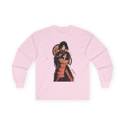 Anime-Inspired Unisex Long Sleeve Tee, Graphic Tee, Casual Wear, Gift for Anime Fans, Stylish Top, Unique Outfit