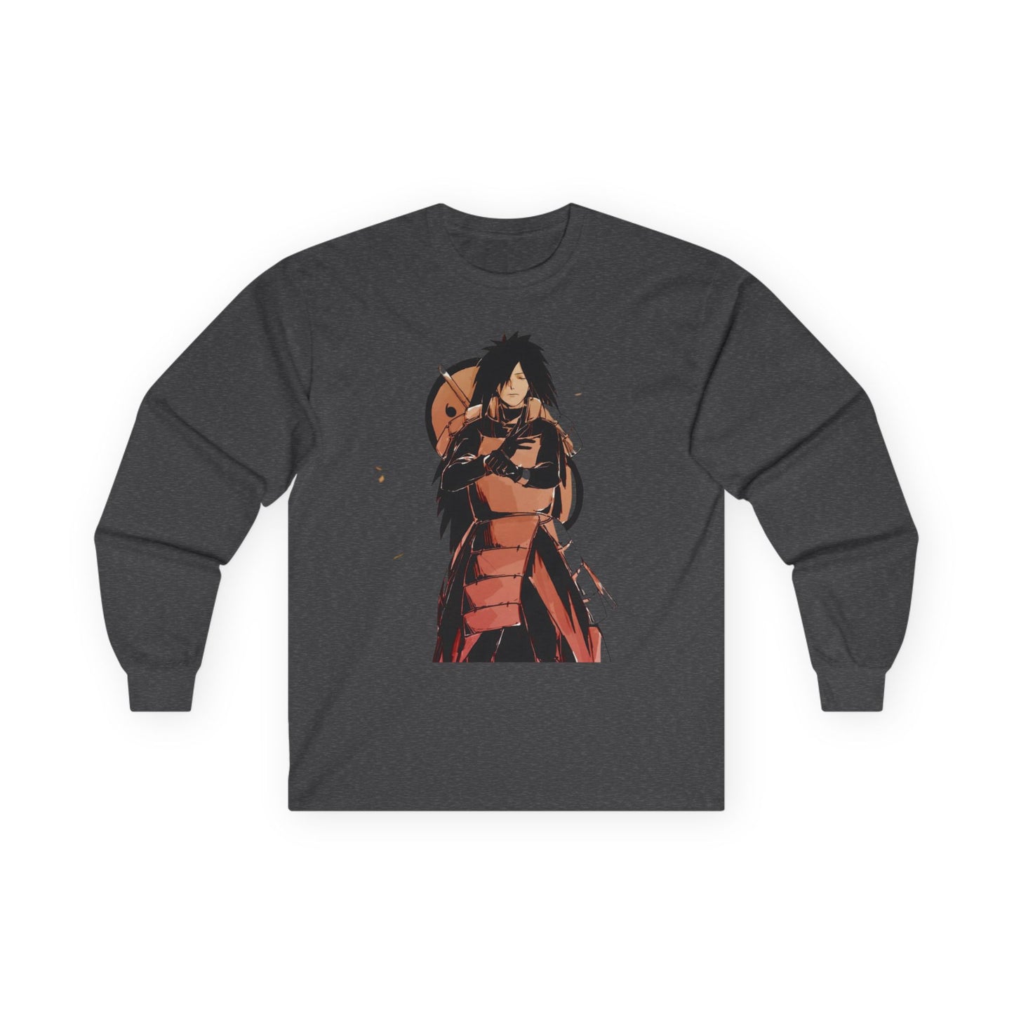 Anime-Inspired Unisex Long Sleeve Tee, Graphic Tee, Casual Wear, Gift for Anime Fans, Stylish Top, Unique Outfit