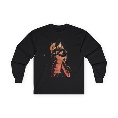Anime-Inspired Unisex Long Sleeve Tee, Graphic Tee, Casual Wear, Gift for Anime Fans, Stylish Top, Unique Outfit