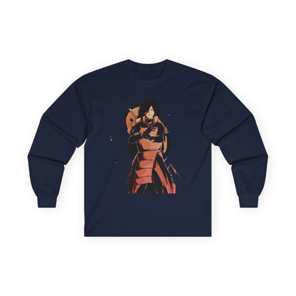 Anime-Inspired Unisex Long Sleeve Tee, Graphic Tee, Casual Wear, Gift for Anime Fans, Stylish Top, Unique Outfit