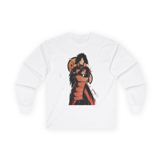 Anime-Inspired Unisex Long Sleeve Tee, Graphic Tee, Casual Wear, Gift for Anime Fans, Stylish Top, Unique Outfit