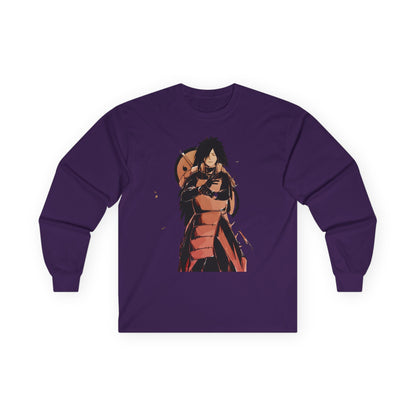 Anime-Inspired Unisex Long Sleeve Tee, Graphic Tee, Casual Wear, Gift for Anime Fans, Stylish Top, Unique Outfit